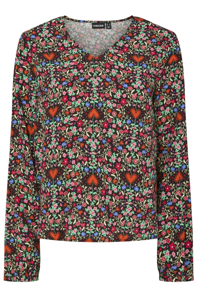 PCSOLARIS LS TOP WVN 17156339 Black/Heart dits